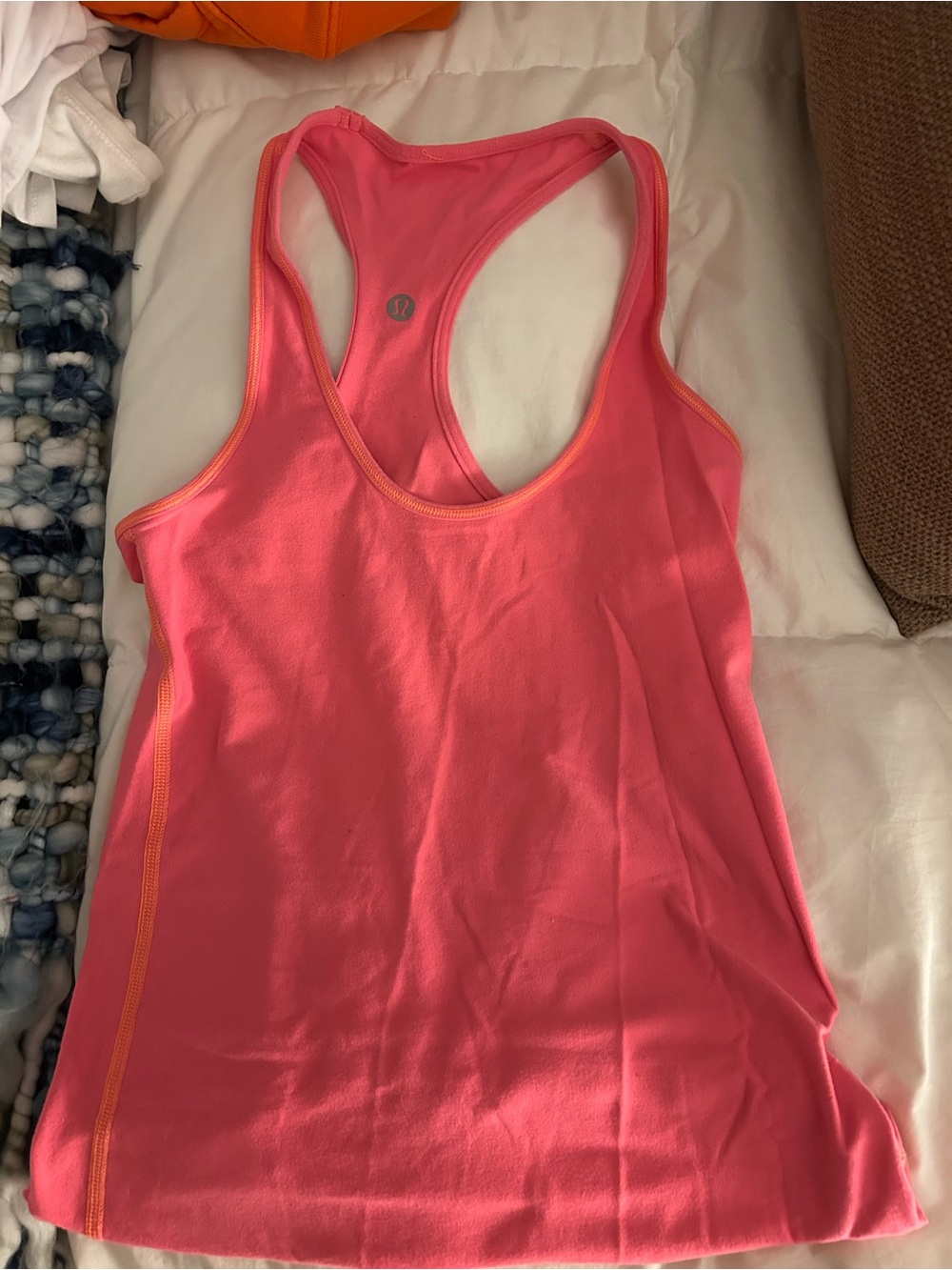 lululemon athletica Coral Pink Racerback Tank